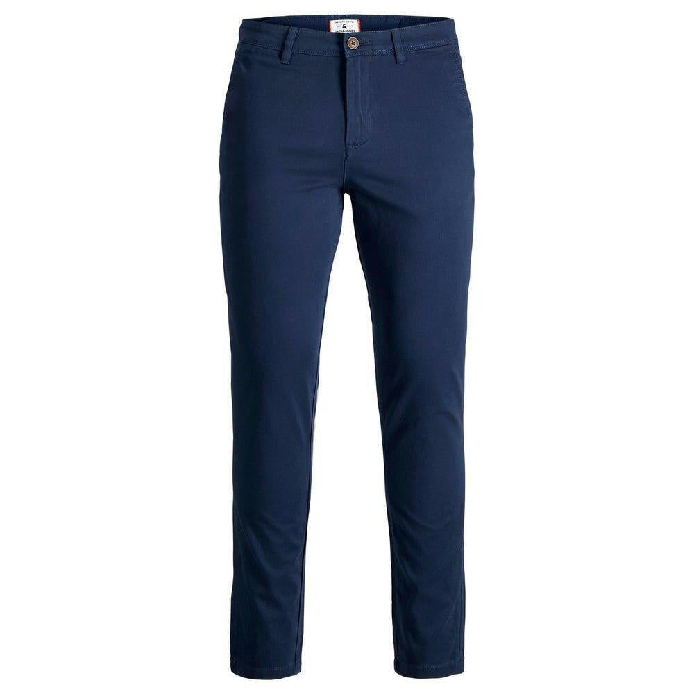 Jack Jones Blue Cotton Skinny Pants