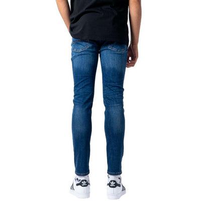 Jack Jones blaue Baumwoll-Skinny-Jeans