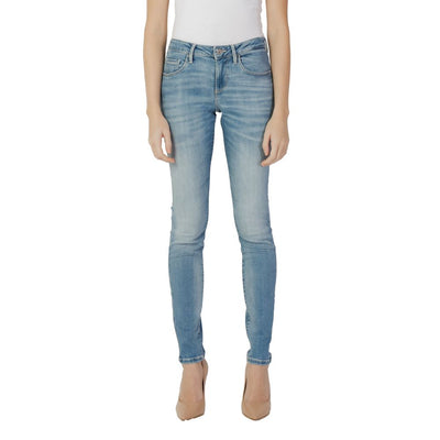 Guess blaue Baumwoll-Skinny-Jeans