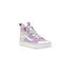 Vans Purple Leather High Top Sneakers