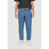 Jack Jones Blue Cotton Relaxed Fit Jeans