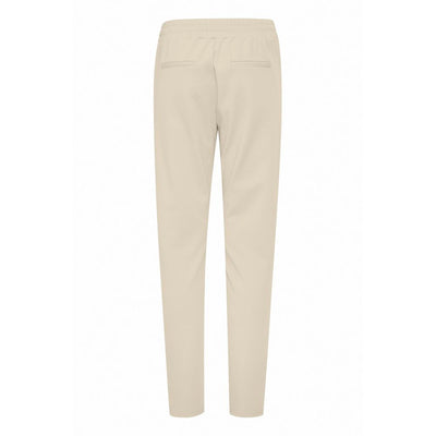 ICHI Beige Polyester Pants