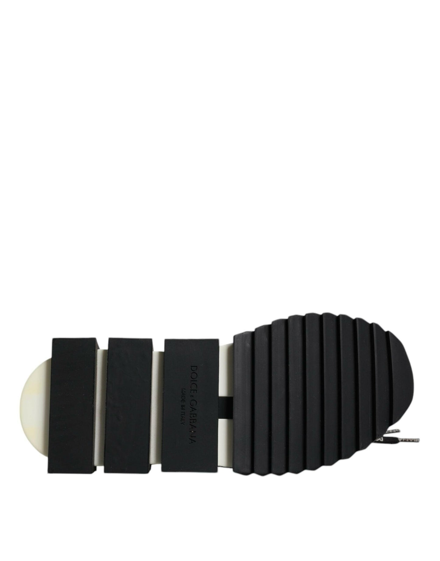 Dolce &amp; Gabbana Sorrento Herren Sneakers mit Logo in Schwarz und Weiß