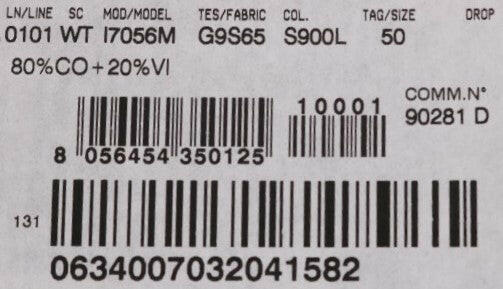 Dolce &amp; Gabbana Graue STAFF-Weste aus gestreifter Baumwolle