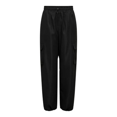 Only Black Cotton Cargo Pants