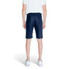Antony Morato Blue Linen Bermuda Shorts