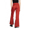 Vero Moda Red Polyester Flared Pants