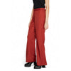 Vero Moda Red Polyester Flared Pants