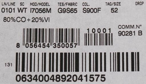 Dolce &amp; Gabbana Graue STAFF-Weste aus gestreifter Baumwolle