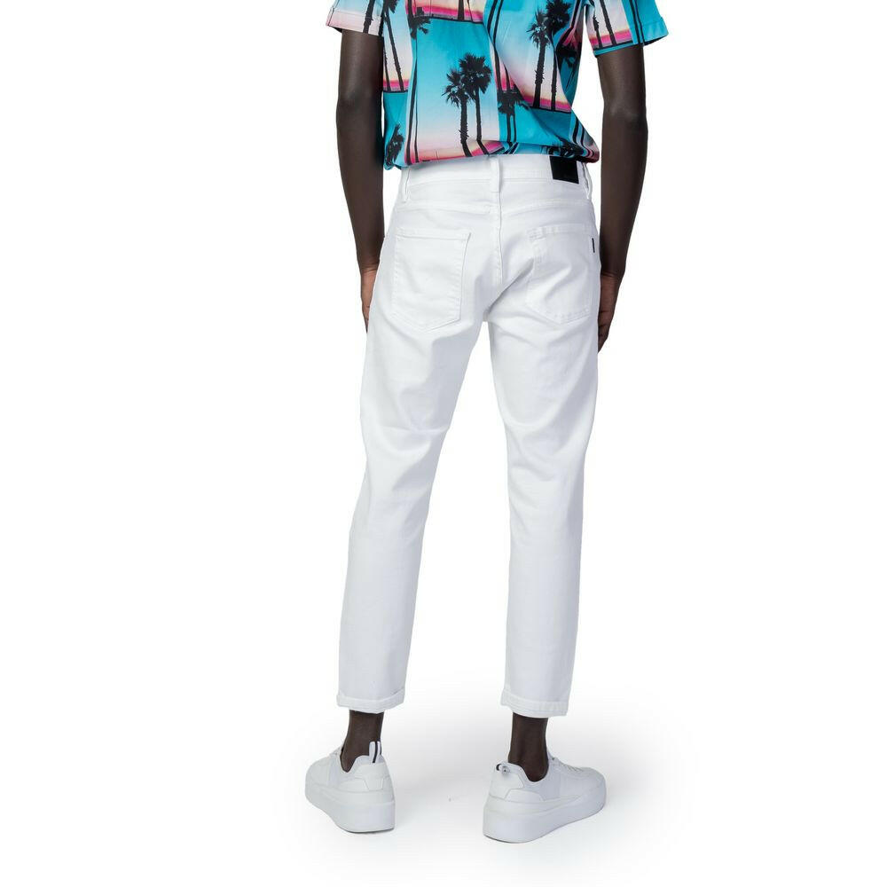 Antony Morato Weiße Baumwoll-Skinny-Jeans