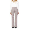 Only Beige Polyester Flared Pants