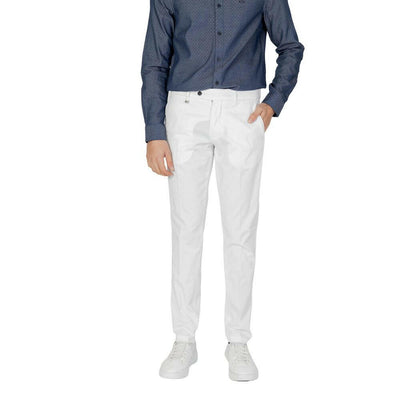 Antony Morato cremefarbene Baumwoll-Skinny-Hose