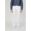 Antony Morato cremefarbene Baumwoll-Skinny-Hose