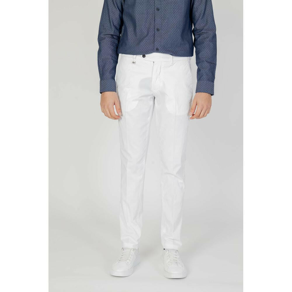 Antony Morato cremefarbene Baumwoll-Skinny-Hose