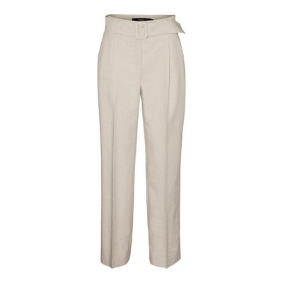 Vero Moda Gray Polyester Casual Pants