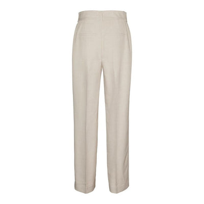 Vero Moda Gray Polyester Casual Pants