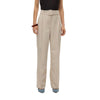 Vero Moda Gray Polyester Casual Pants