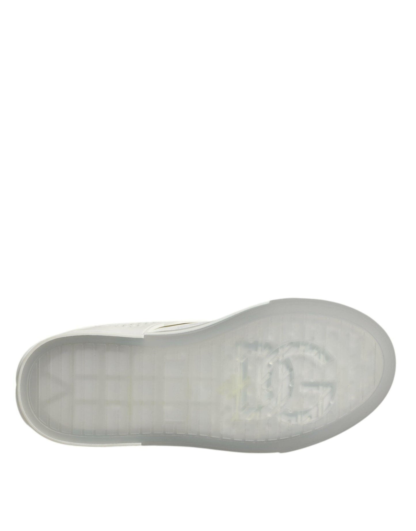 Dolce &amp; Gabbana – Weiße DG-Logo-Sneakers „Custom 2.Zero“