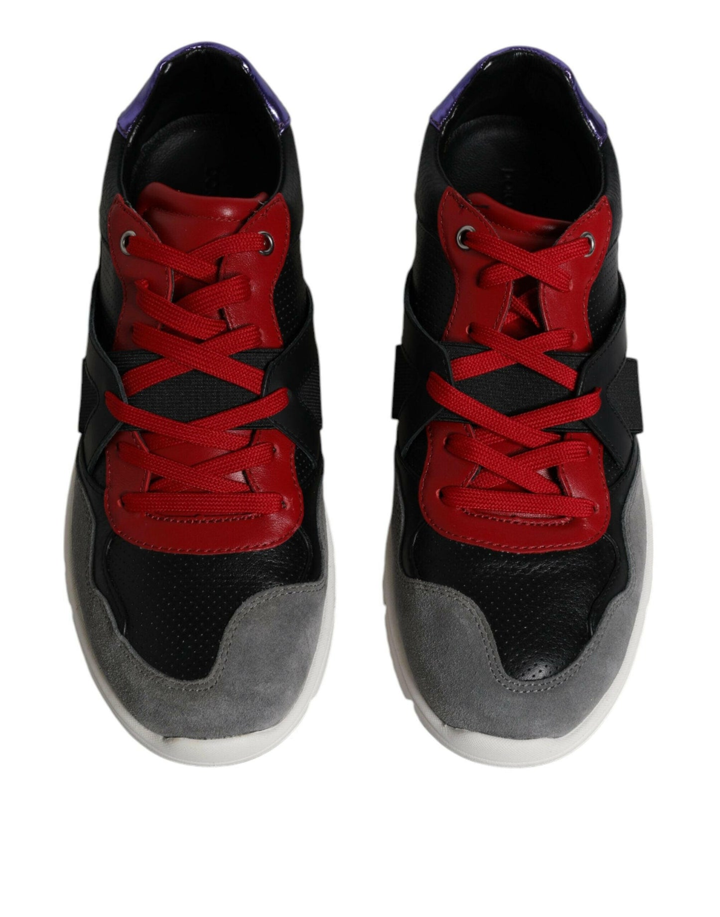 Dolce &amp; Gabbana Mehrfarbige niedrige Sneakers aus Wildleder