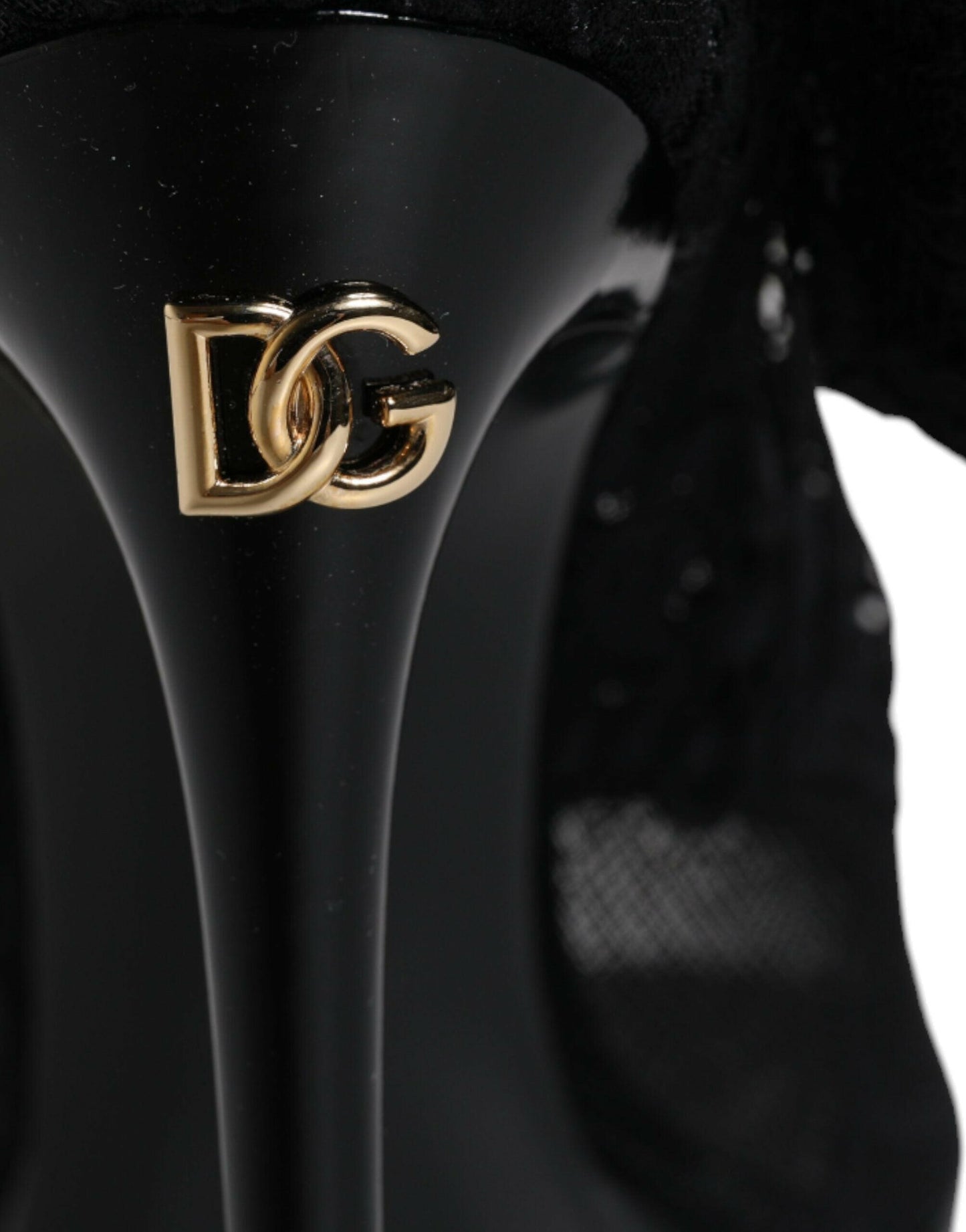 Dolce &amp; Gabbana – Schwarze Taormina-Stiefel mit Stretch-Spitze