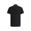 Versace Black Cotton Polo Shirt