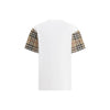 Weißes Baumwoll-T-Shirt von Burberry
