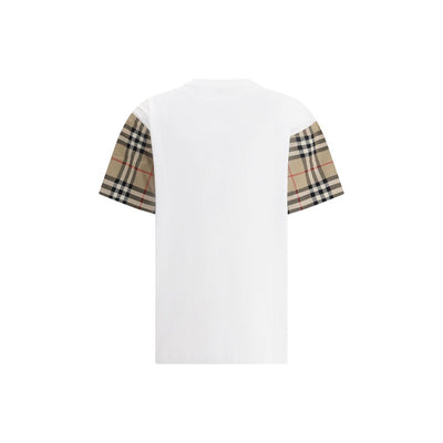 Burberry White Cotton T-Shirt