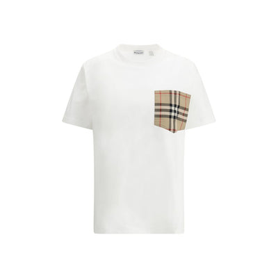 Burberry White Cotton Sportswear