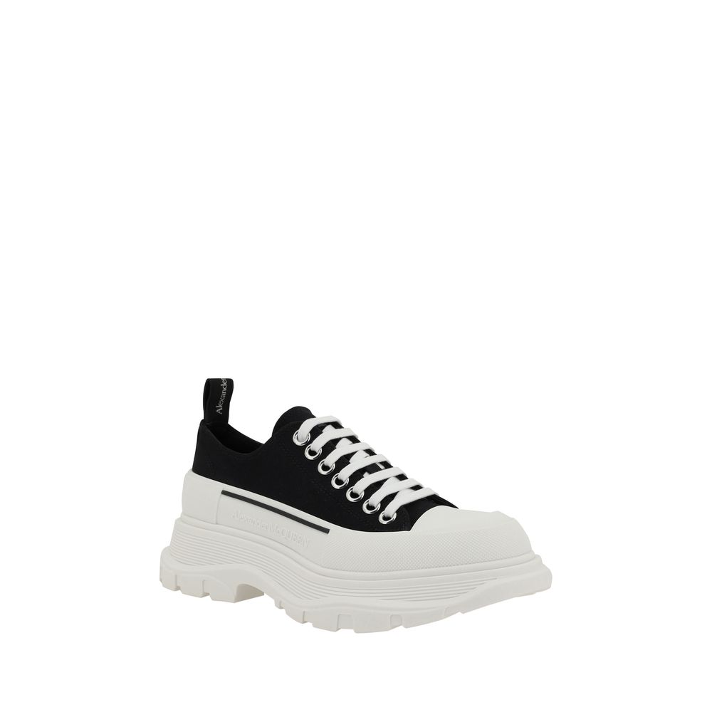 Alexander McQueen Schwarze Chunky-Sneaker aus Gummi
