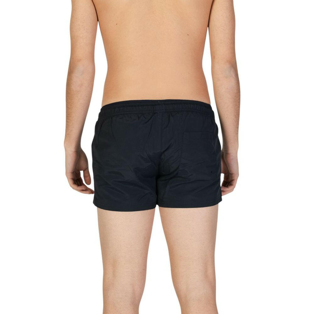 Hamaki-Ho Black Polyester Swim Shorts