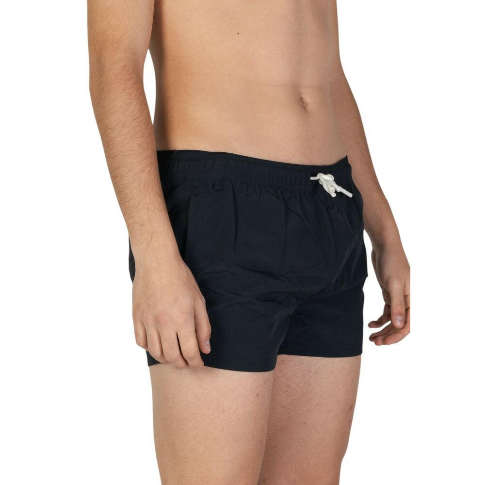 Hamaki-Ho Black Polyester Swim Shorts