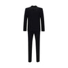 Dsquared² Blue Fleece Wool Two-Piece Suit