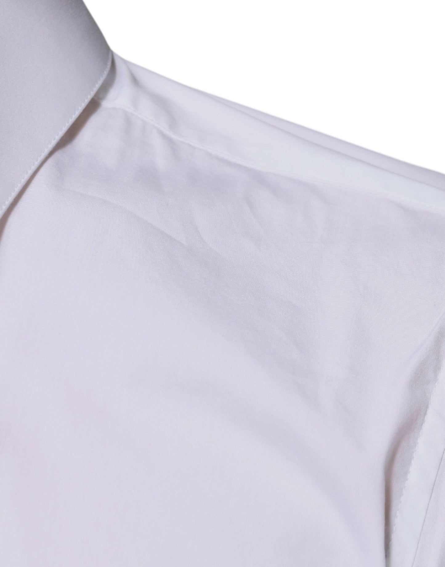 Dolce &amp; Gabbana Weißes MARTINI-Hemd aus Baumwollmischung für Herren