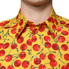 Dolce & Gabbana Yellow Cherry Cotton MARTINI Dress Shirt