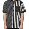 Dolce & Gabbana Black White Striped Button Down Casual Shirt