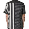 Dolce & Gabbana Black White Striped Button Down Casual Shirt