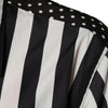 Dolce & Gabbana Black White Striped Button Down Casual Shirt