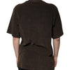 Dolce & Gabbana Brown Cotton Crew Neck Short Sleeves T-shirt