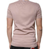 Dolce & Gabbana Brown Cotton Short Sleeves Round Neck T-shirt