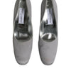 Dolce & Gabbana Gray Suede Leather High Heel Pumps Shoes