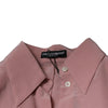 Dolce & Gabbana Pink Cotton Long Sleeves Collared Blouse Top