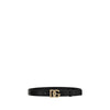 Dolce & Gabbana Black Calf Leather Bos Taurus Regular Belt