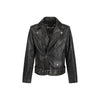 Golden Goose Brown Calf Leather Bos Taurus Biker Jacket