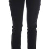 John Galliano Black Cotton Denim Stretch Regular Fit Jeans