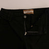 John Galliano Black Cotton Denim Stretch Regular Fit Jeans