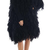 Dolce & Gabbana Black Fringes Wool Pullover Sweater