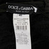 Dolce & Gabbana Black Fringes Wool Pullover Sweater