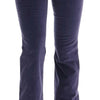 Ermanno Scervino Purple Corduroy Stretch Bootcut Pants