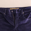 Ermanno Scervino Purple Corduroy Stretch Bootcut Pants