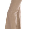 Ermanno Scervino Beige Cotton Bootcut Pants